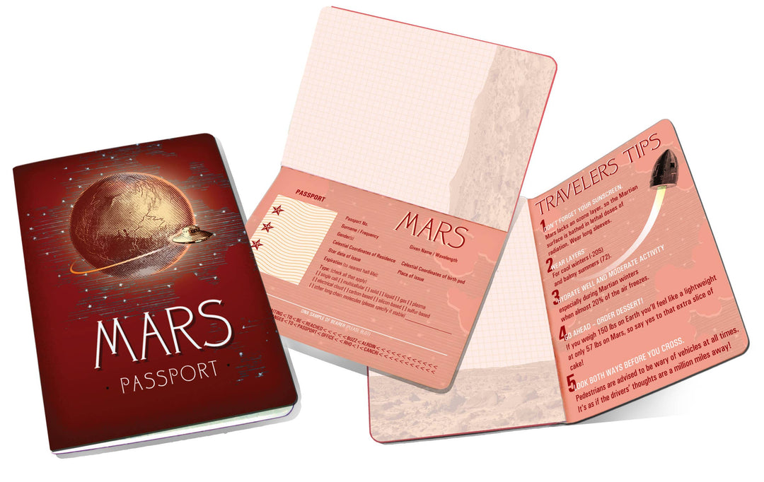 The Unemployed Philosophers Guild Notebook- Mars Passport