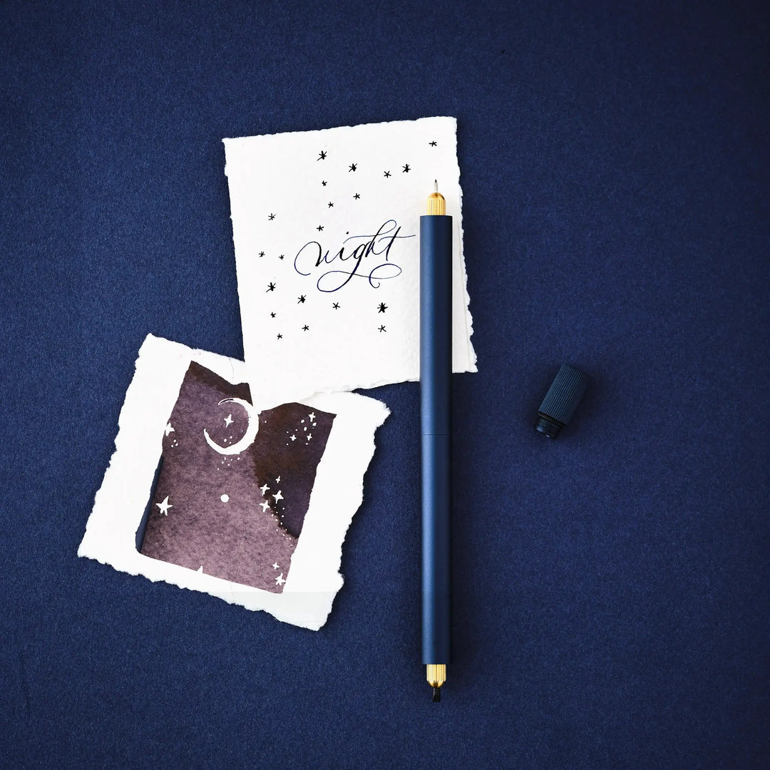 Lumos Pro - Refillable Multi-Tip Pen: Midnight / Duo Tip
