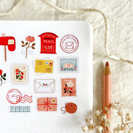 Happy Mail - Planner &amp; Journal Stickers | A6 Matte Paper
