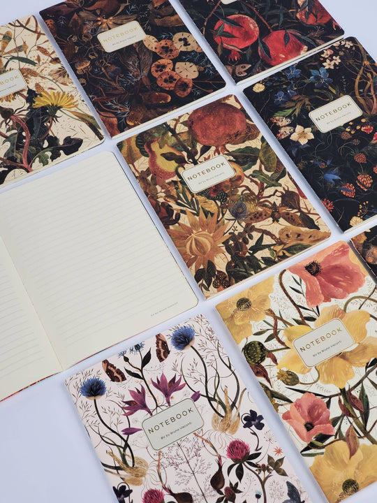 Bruno Visconti-Symmetrical Flora Notebook