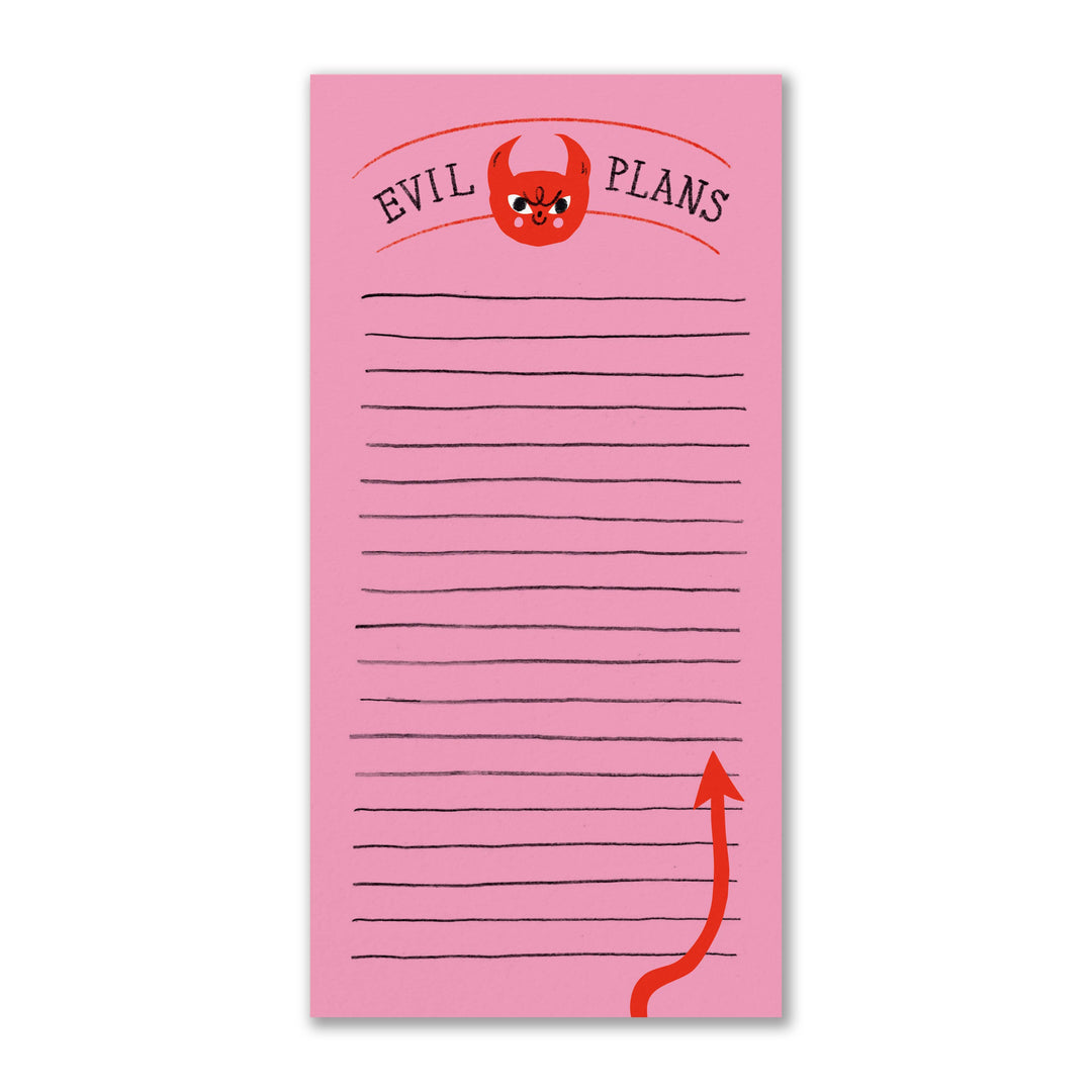 Evil Plans Notepad