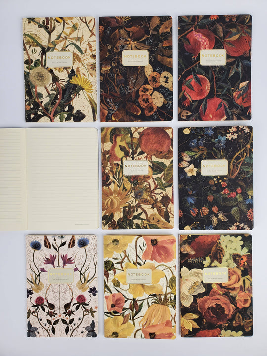Bruno Visconti-Symmetrical Flora Notebook