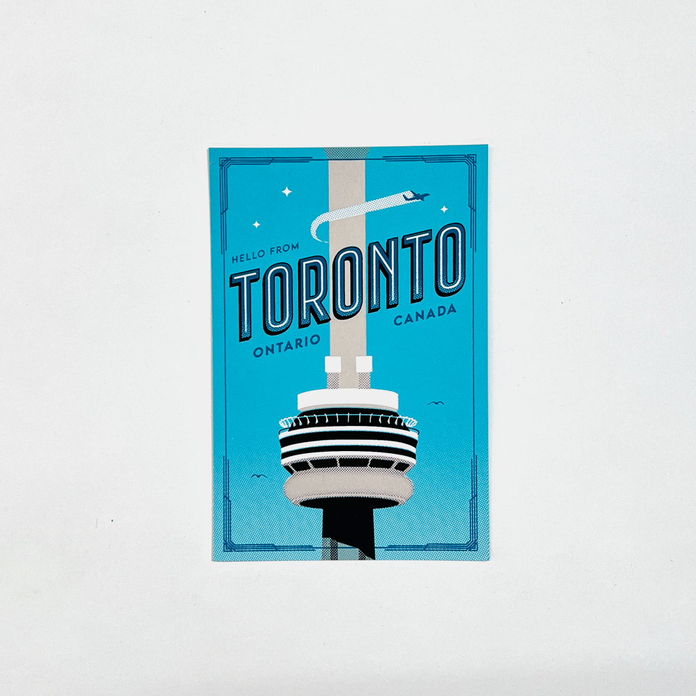 Kid Icarus - POSTCARD - Hello From Toronto CN Tower