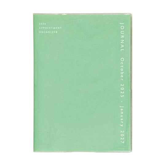 2026 Monthly Planner Coton A5- Mint