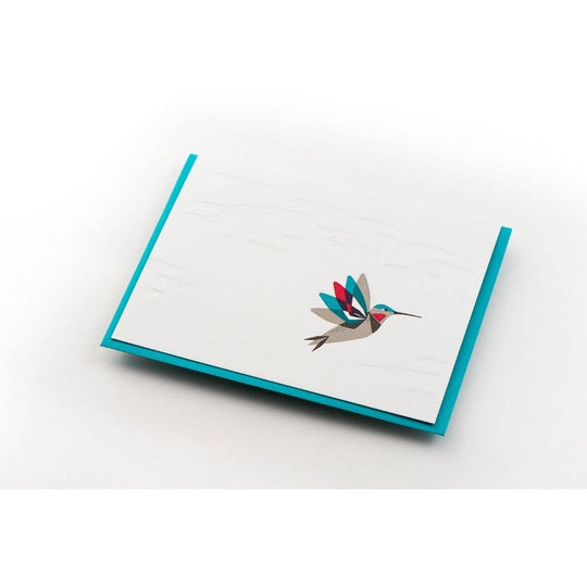 Hummingbird Modern Card: Single Card