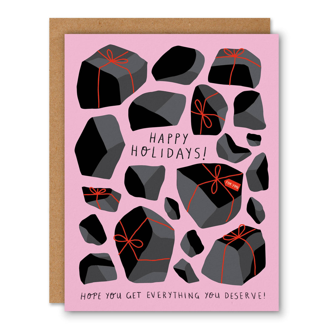 Coal for the Holidays - Greeting Card
