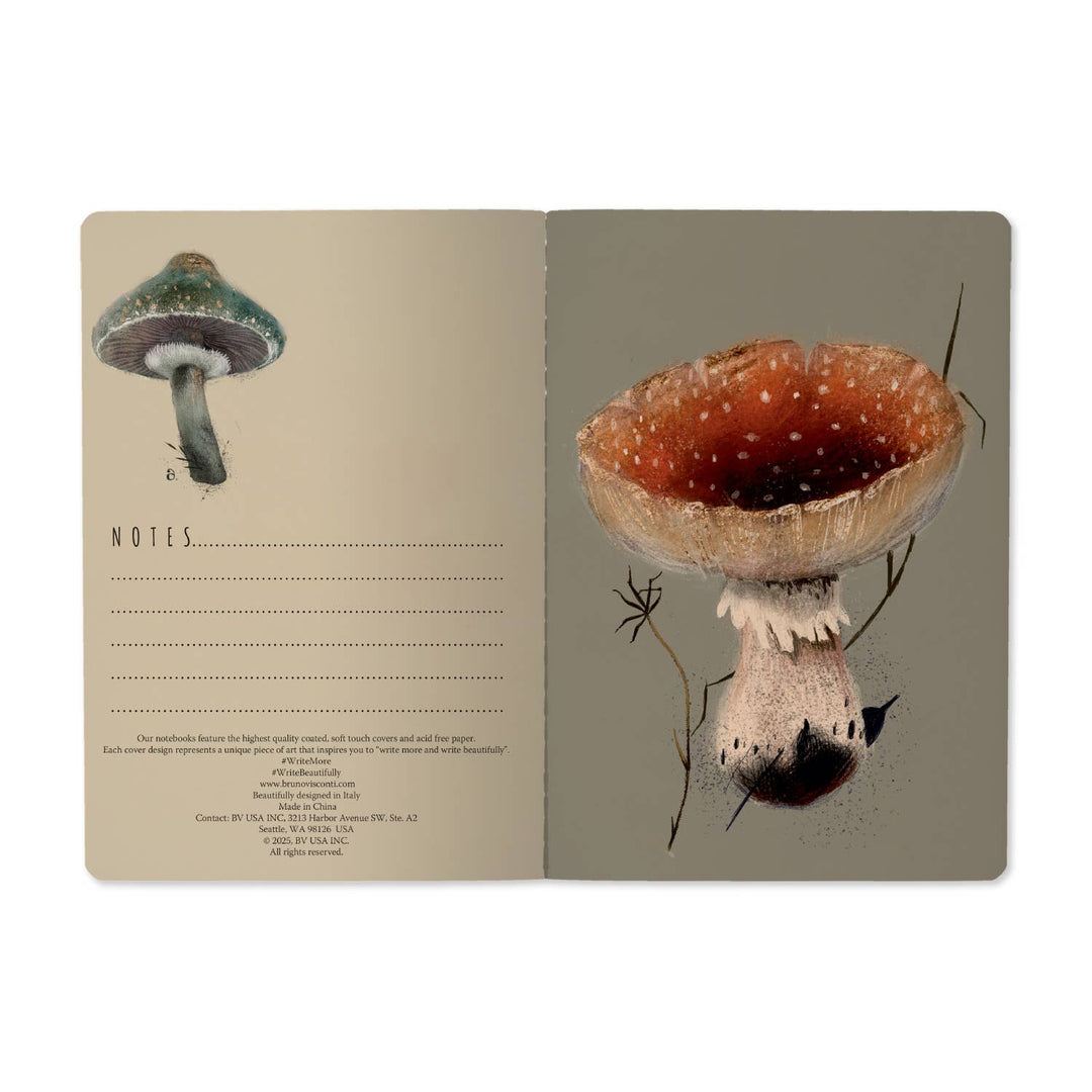 A5 Notebook - Gourmet Mushrooms