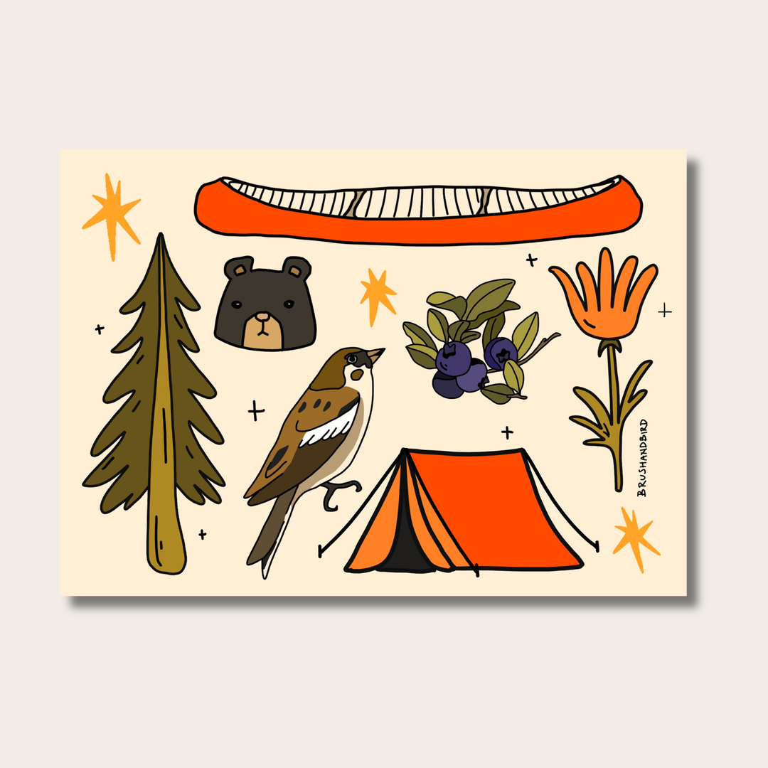 Outdoorsy Postcard | Canadian Adventure &amp; Camping
