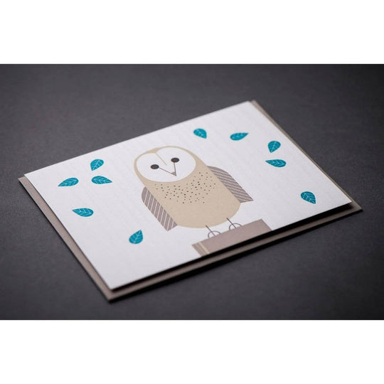 Owl Modern Card: Single Card