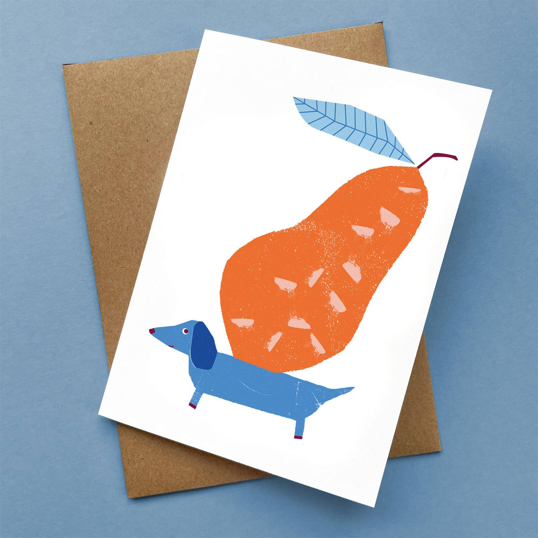 Greeting Card Dachshund