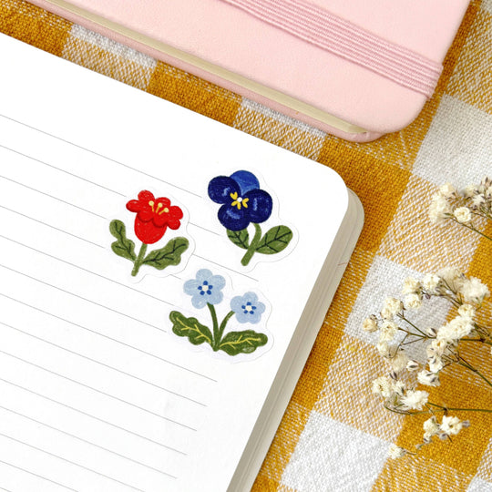 Floral - Planner &amp; Journal Stickers | A6 Matte Paper