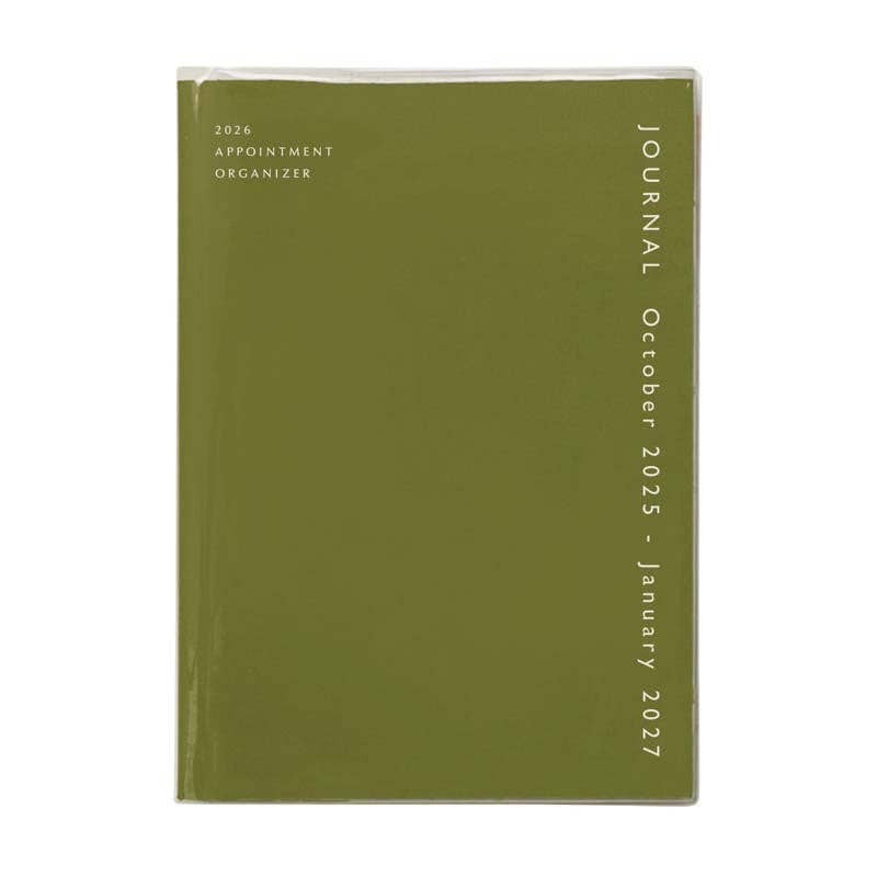 2026 Monthly Planner Coton A5- Pink