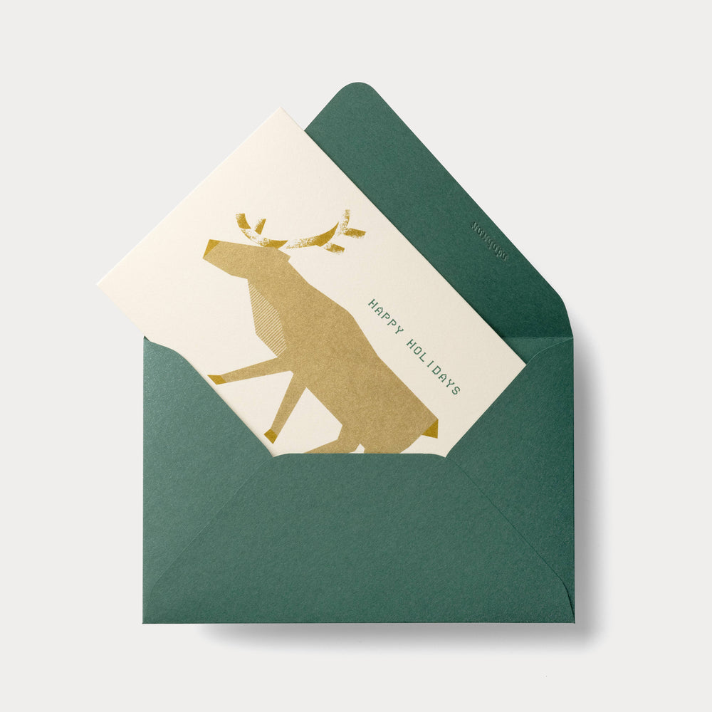 Holiday Card | All Is Calm: Reindeer