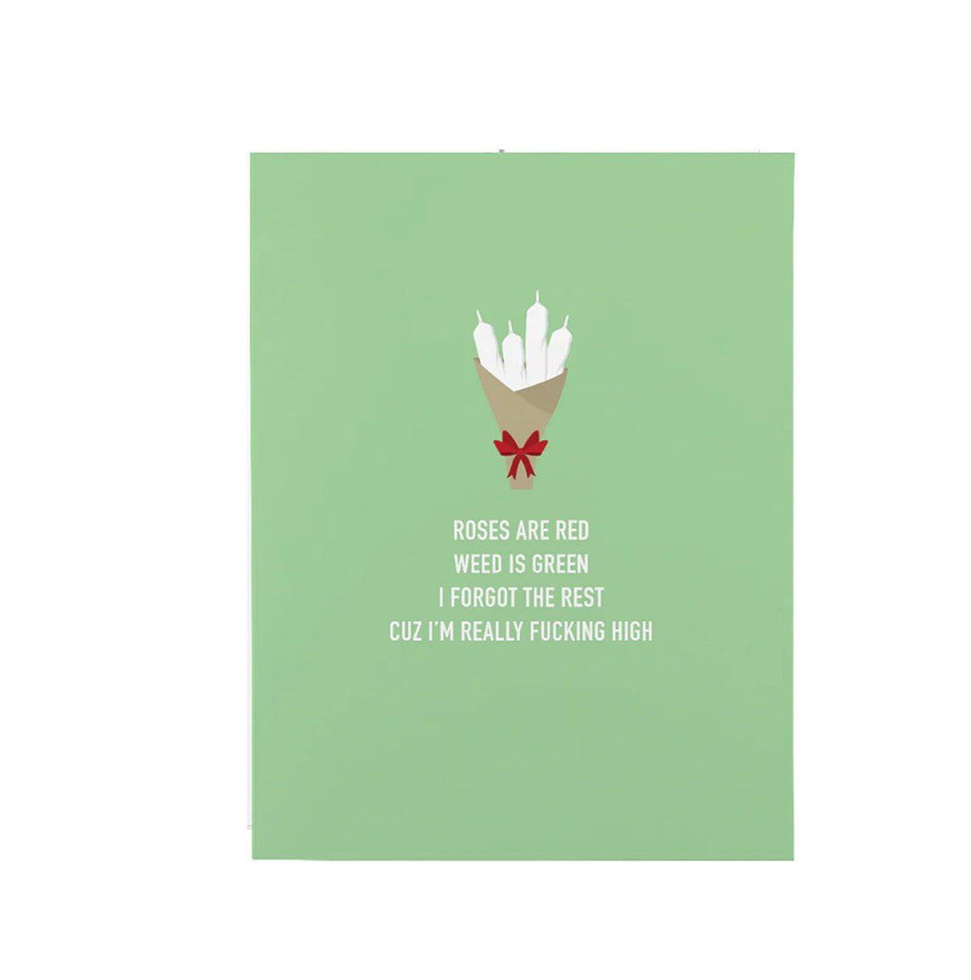 Classy Cards - Weed is Green Card