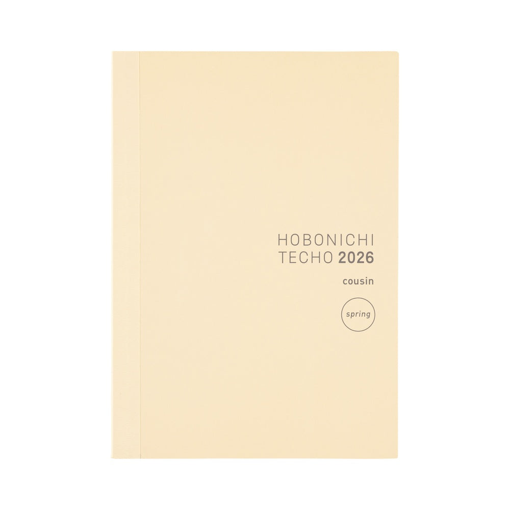 Hobonichi Techo 2026 Japanese Cousin Book April Start- A5 Size