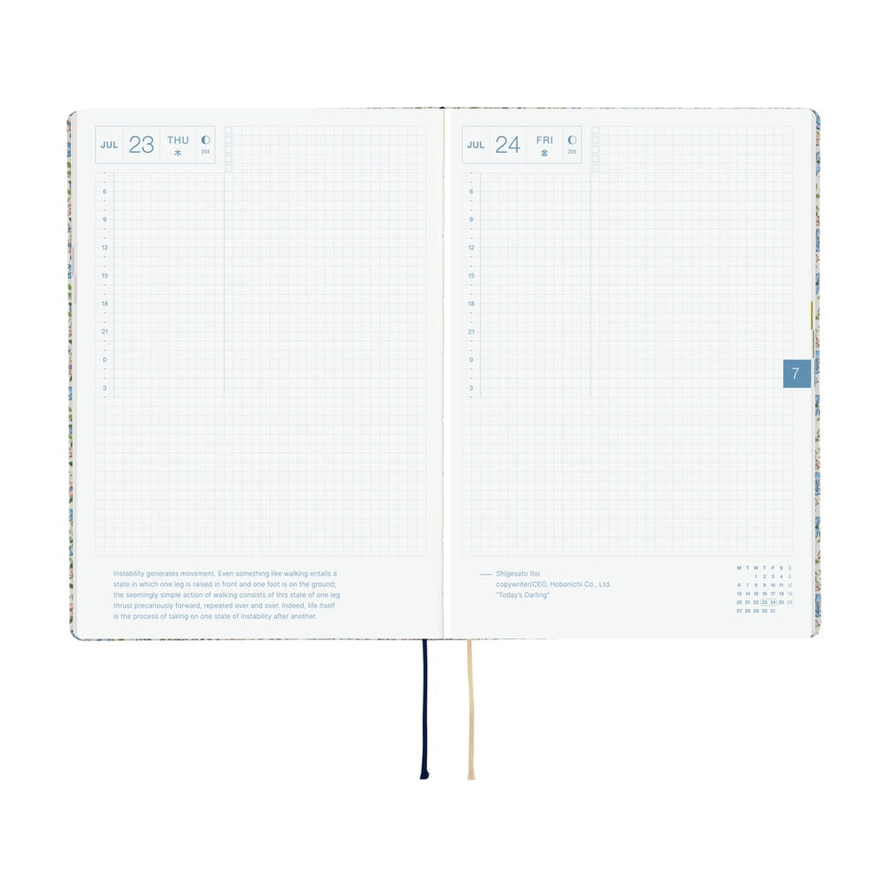 Hobonichi Liberty Fabrics Sasha Kiora HON A5