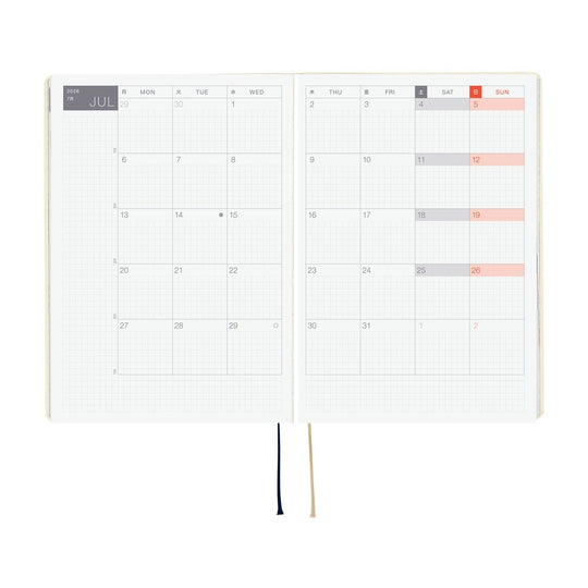 Hobonichi HON A5- Ivory Slash