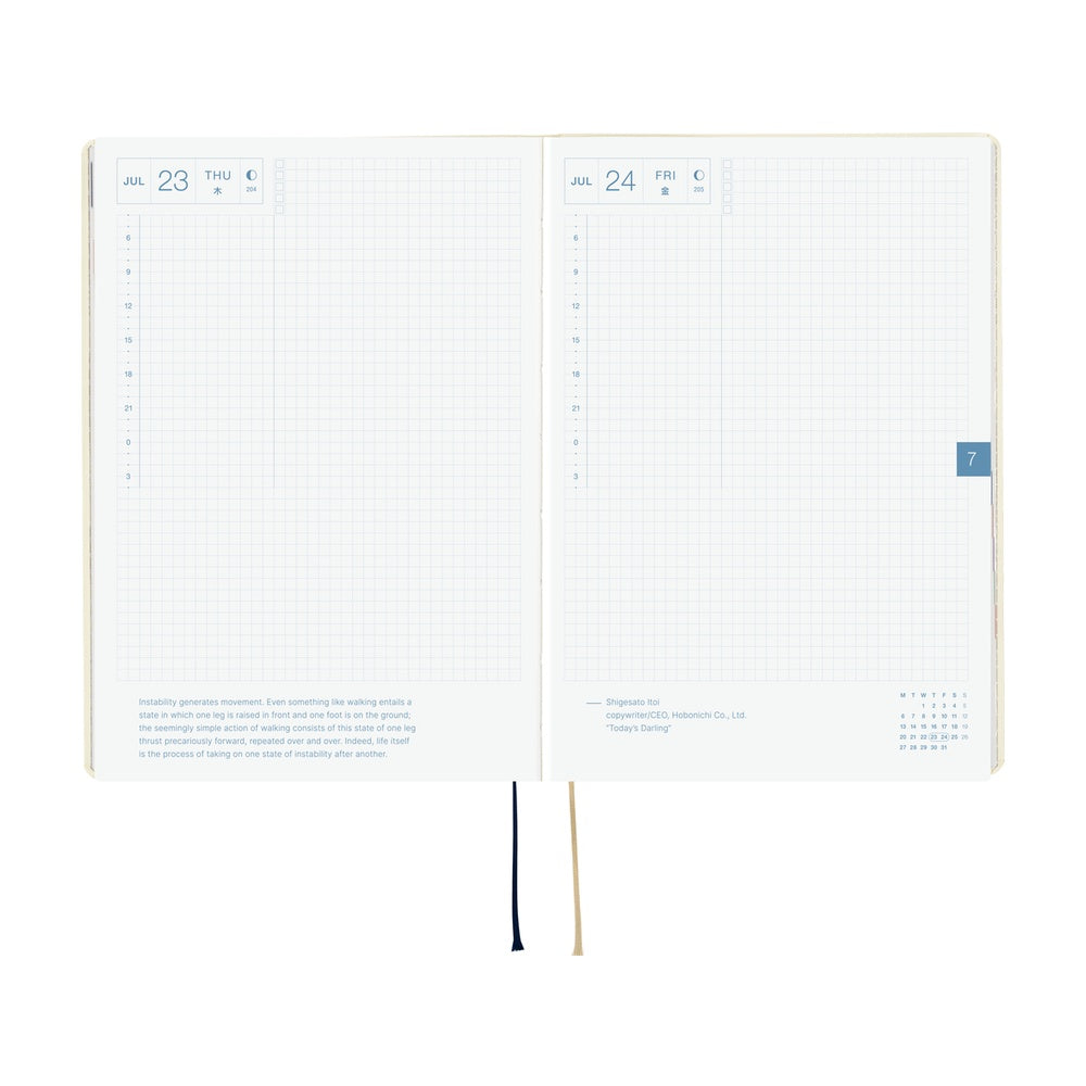 Hobonichi HON A5- Ivory Slash