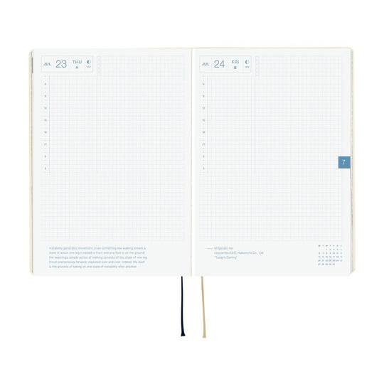 Hobonichi HON A5- Ivory Slash