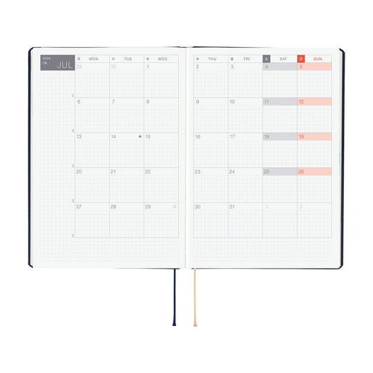 Hobonichi HON A5- Navy Slash