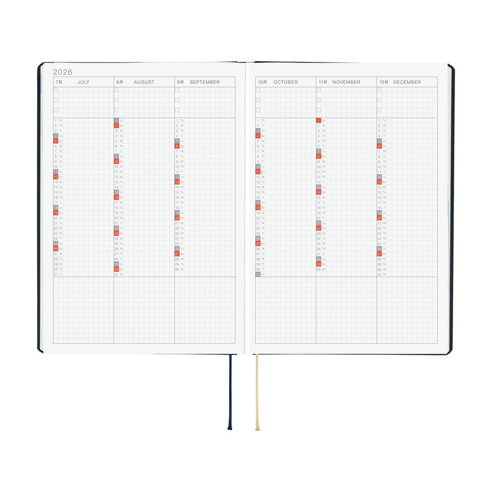 Hobonichi HON A5- Navy Slash