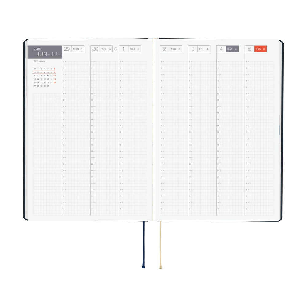 Hobonichi HON A5- Navy Slash