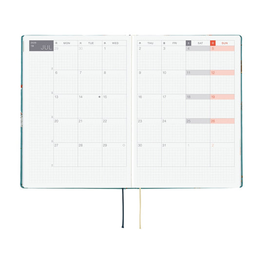 Hobonichi Bow &amp; Tie In the Forest HON A5