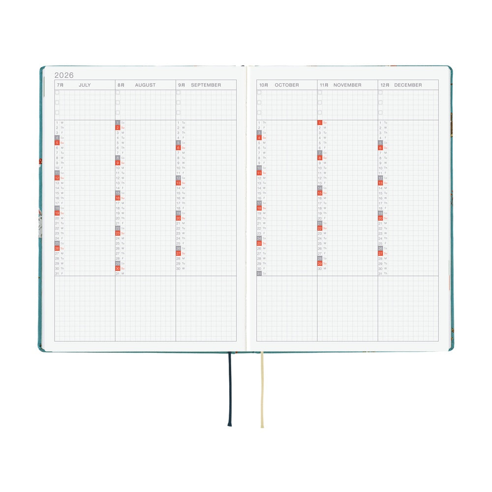 Hobonichi Bow &amp; Tie In the Forest HON A5