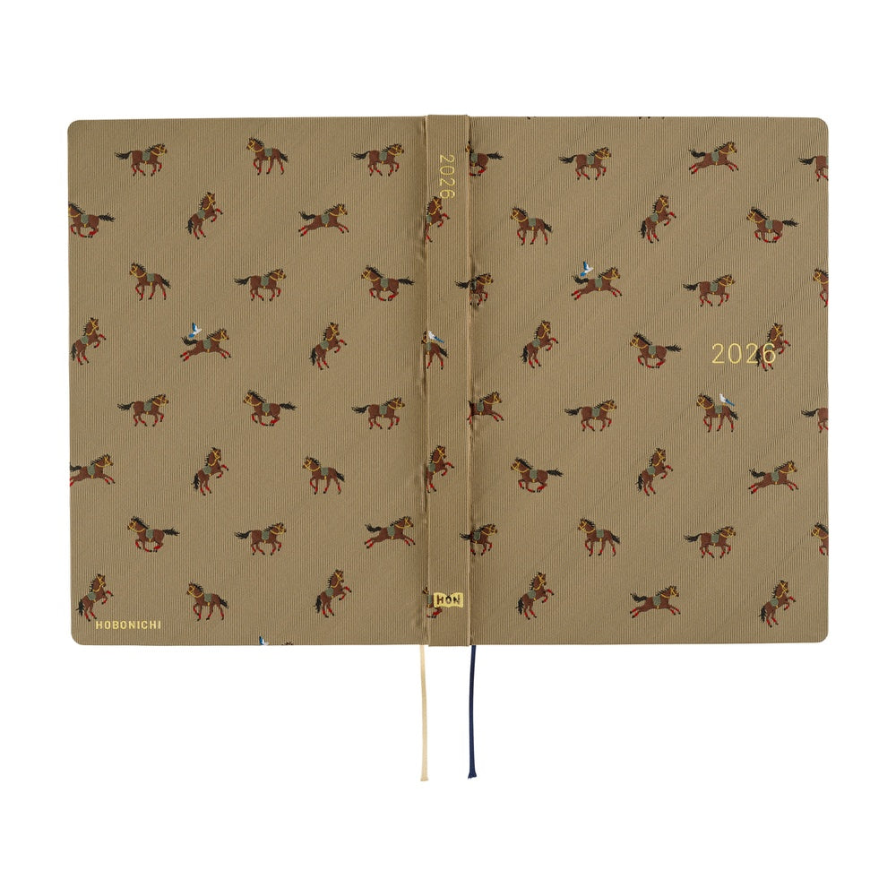 Hobonichi Bow &amp; Tie Galloping Horses HON A5