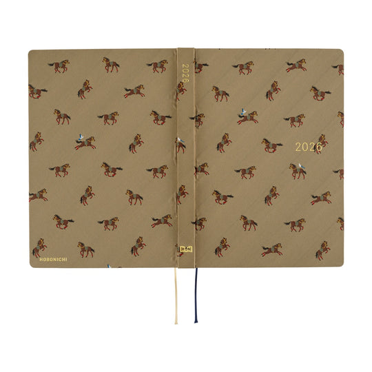 Hobonichi Bow &amp; Tie Galloping Horses HON A5