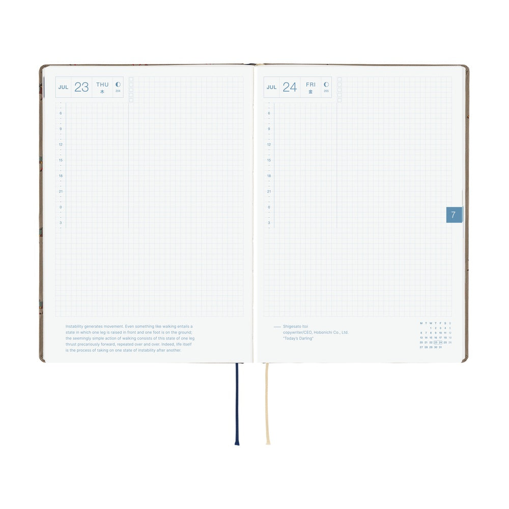 Hobonichi Bow &amp; Tie Galloping Horses HON A5