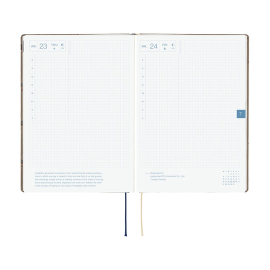 Hobonichi Bow &amp; Tie Galloping Horses HON A5