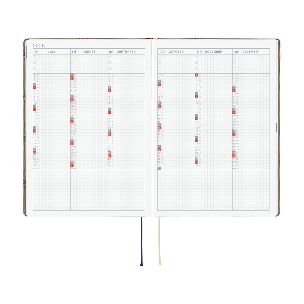 Hobonichi Bow &amp; Tie Galloping Horses HON A5