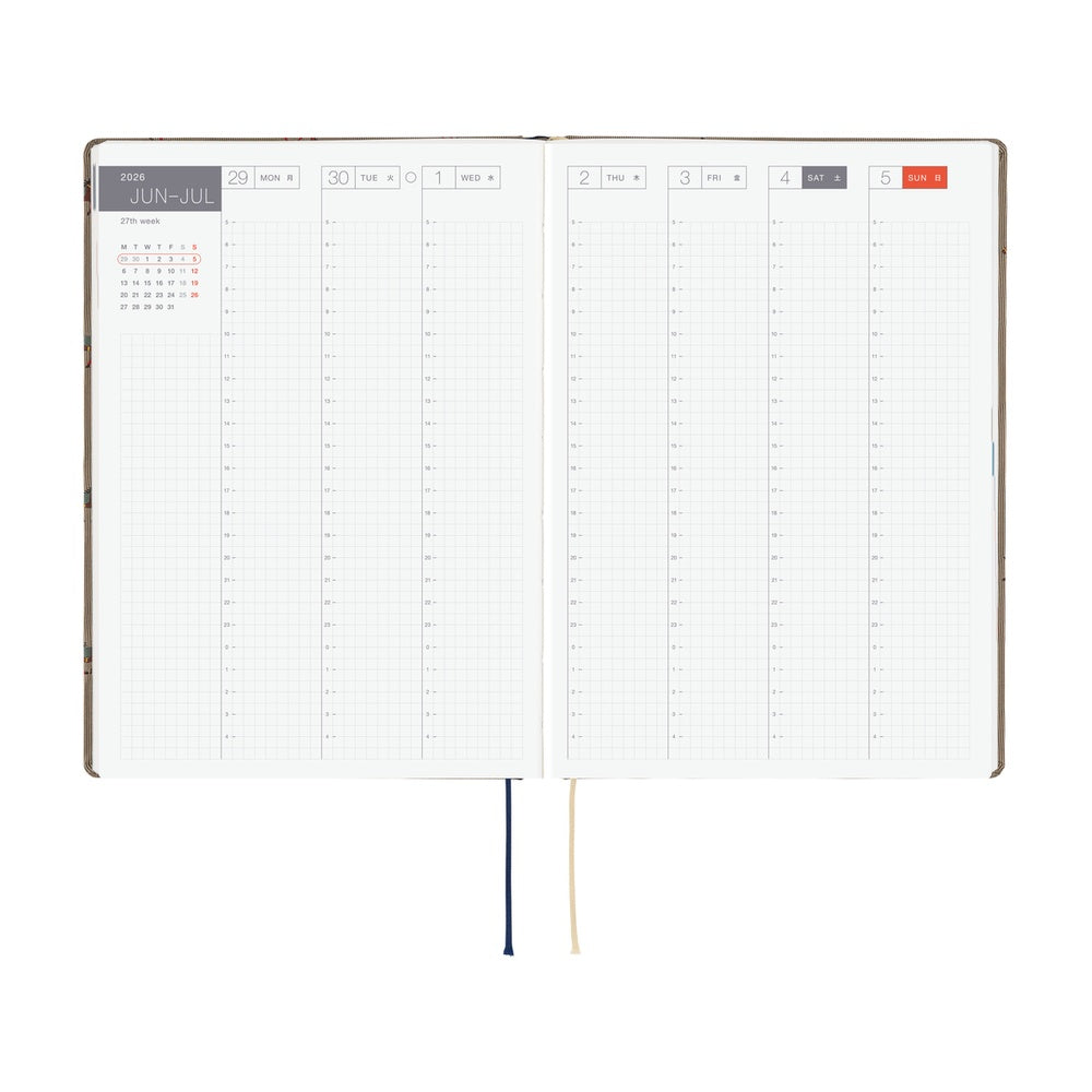 Hobonichi Bow &amp; Tie Galloping Horses HON A5