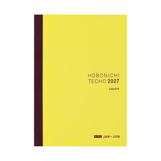 Pre-order Hobonichi Techo 2027 Japanese Cousin Avec Books Shipping Mid October