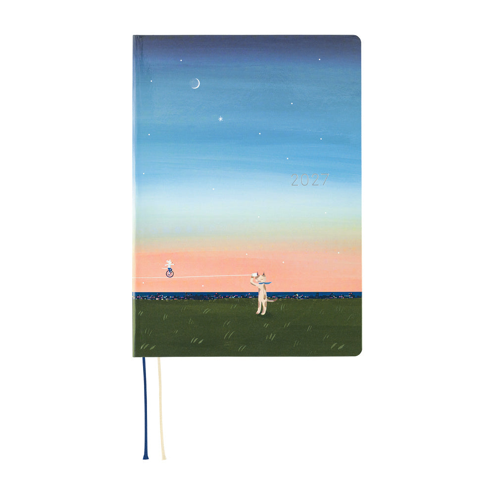 Hobonichi  |  Hiroko Kubota String Telephone Until the Moon is Full A6 HON