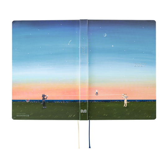 Hobonichi  |  Hiroko Kubota String Telephone Until the Moon is Full A5 HON