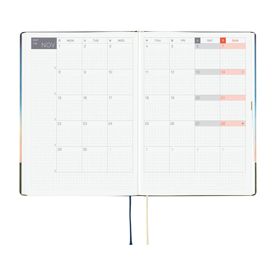Hobonichi  |  Hiroko Kubota String Telephone Until the Moon is Full A5 HON