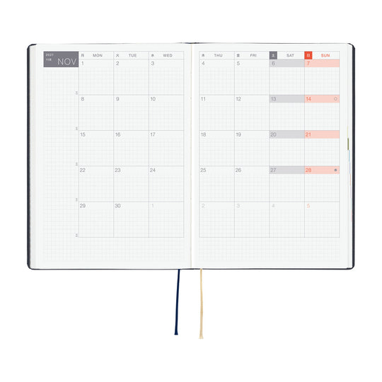 Hobonichi  |  SLASH Navy A5 HON
