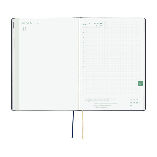 Hobonichi  |  SLASH Navy A5 HON