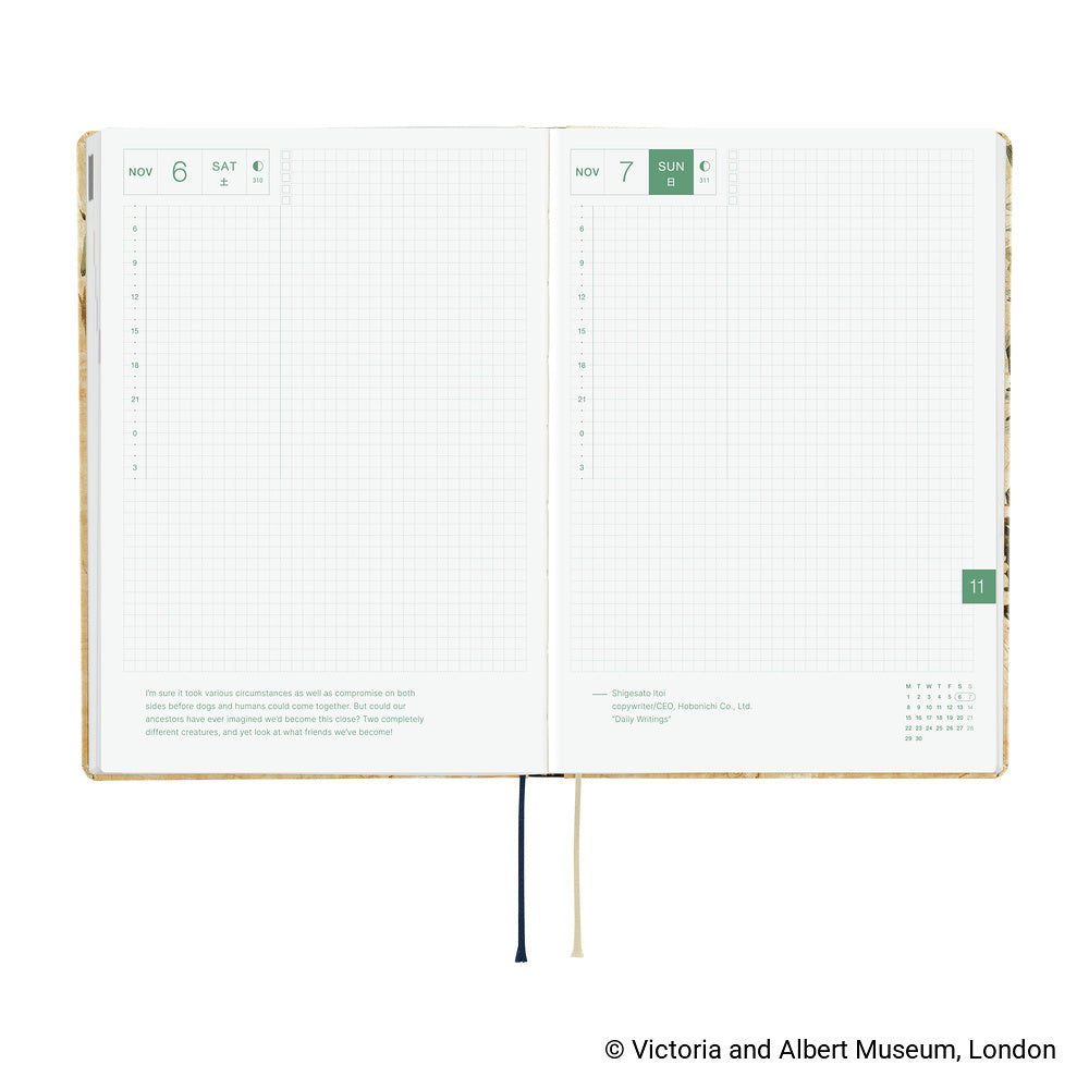 Hobonichi  |  V&amp;A Series Vine A6 HON