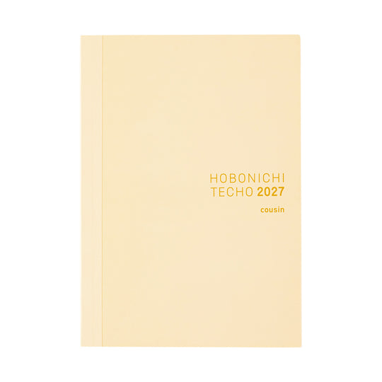 Hobonichi Techo 2027 English Cousin Book A5