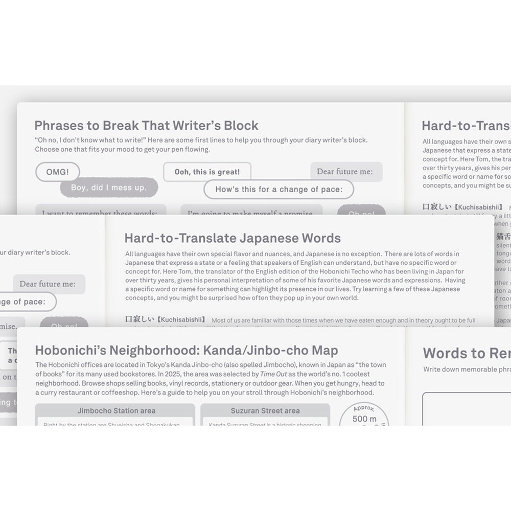 Hobonichi Techo 2027 English Cousin Book A5