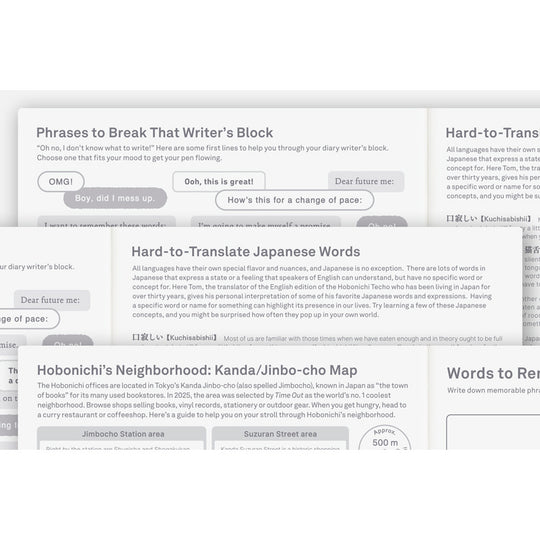 Hobonichi Techo 2027 English Cousin Book A5