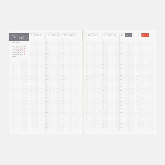 Hobonichi Techo 2027 English Cousin Book A5