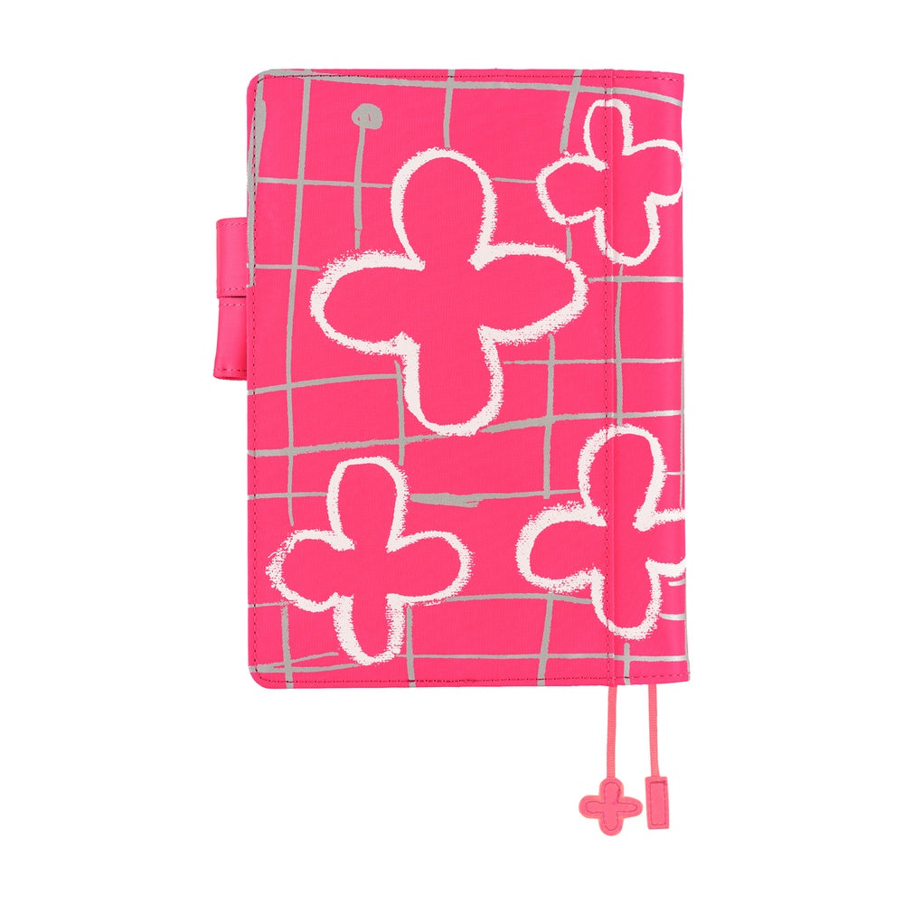 Hobonichi A5 Cover Makato Matsubayashi- Pink Flowers