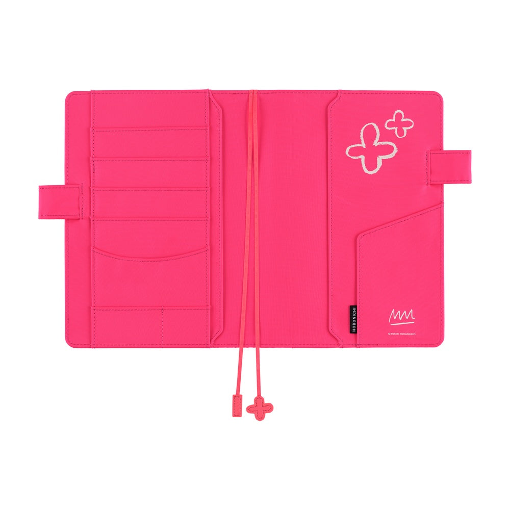 Hobonichi A5 Cover Makato Matsubayashi- Pink Flowers