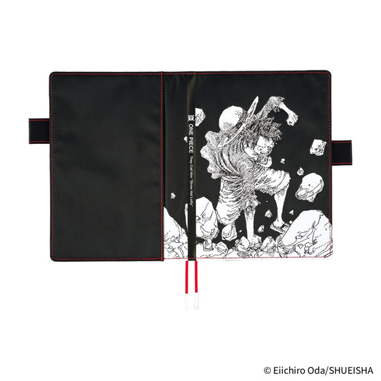 Hobonichi ONE PIECE magazine Straw Hat Luffy (Black) A5