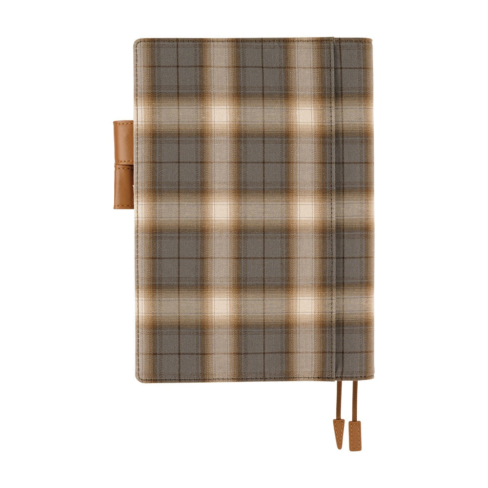 Hobonichi A5 Cover Shirt Fabric- Foggy Plaid