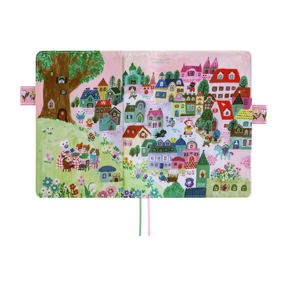 Hobonichi  | Yumi Kitagishi White Cat Village A5